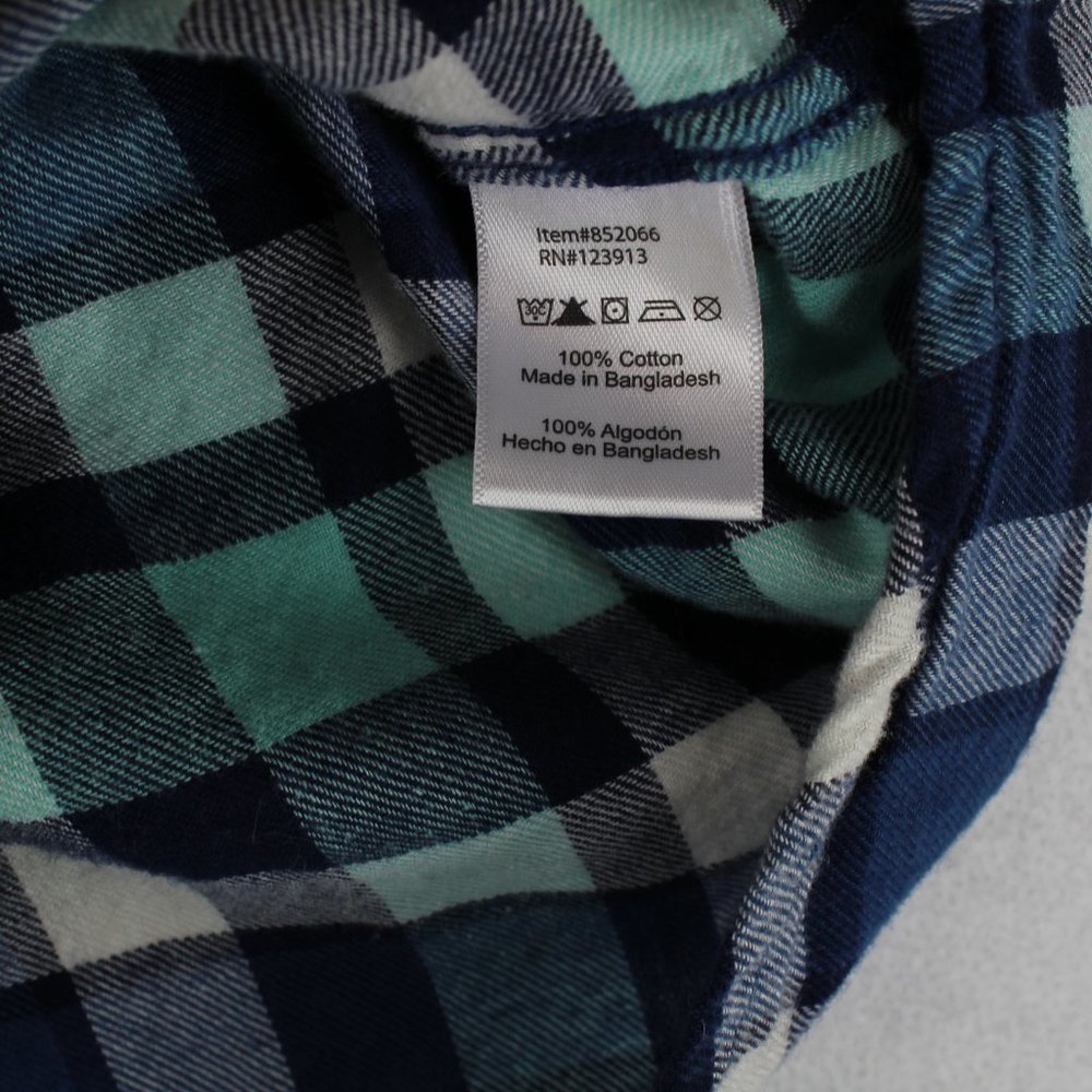 Jachs Girlfriend Plaid Flannel Long Sleeve Shirt bea Women's Large - Picture 7 of 10